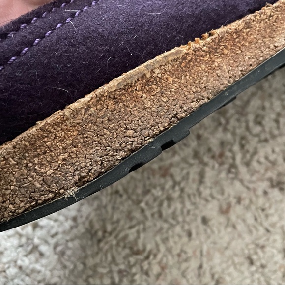 Haflinger Floral Embroidered Wool Slipper Clogs - Picture 10 of 11